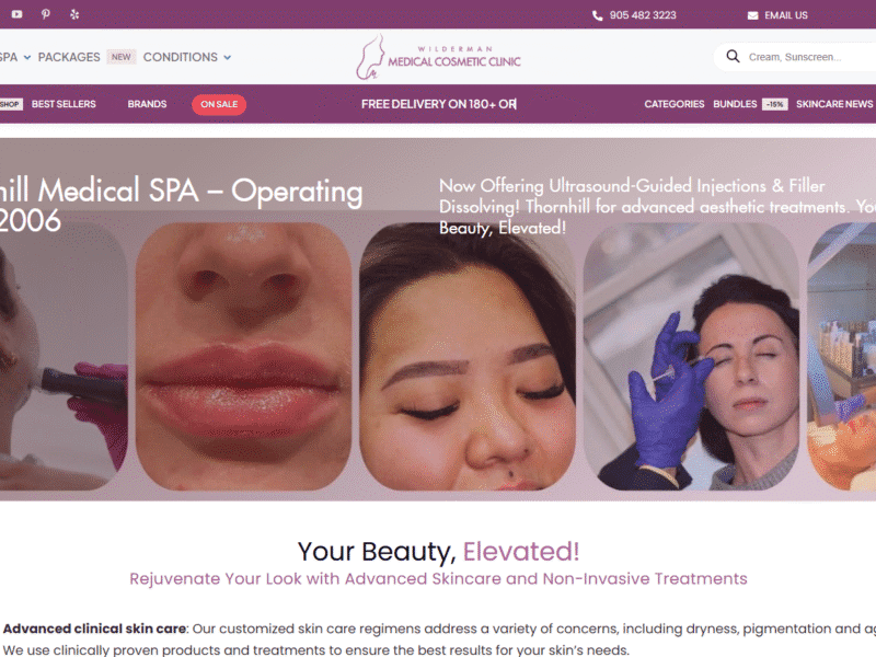 Medical Cosmetic Clinic Website 17 medical Cosmetic Clinic Website