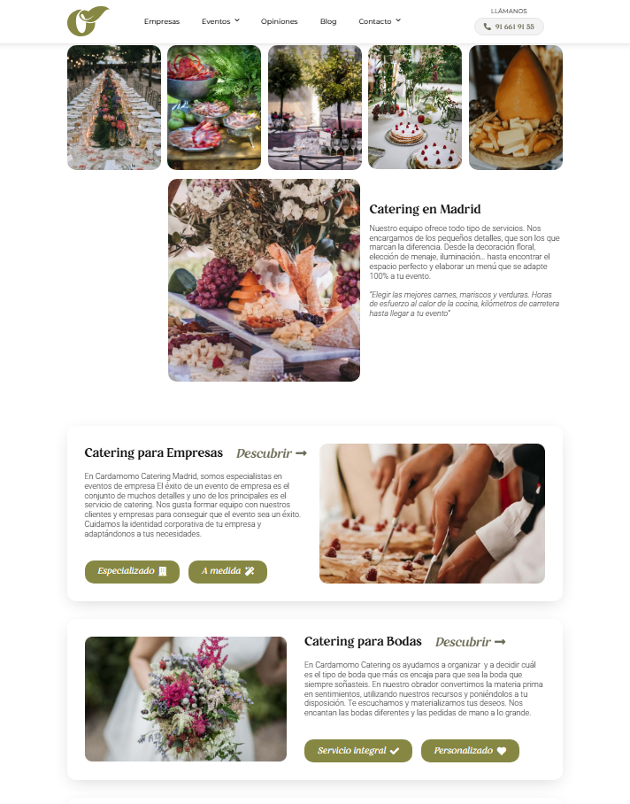 Cardomacatering - Section2